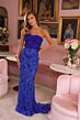 Ava Presley 47048 Sweetheart Neck Beaded Strapless Dress