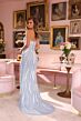 Ava Presley 47055 High Slit Strapless Beaded Dress