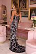 Ava Presley 47056 Side Slit Plunging Neck Beaded Dress