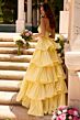 Ava Presley 26417 Beaded Strapless Tiered Skirt Dress