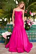 Ava Presley 26422 Cowl Neck Back Bow Trumpet Dress