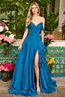 Ava Presley 26513 A-Line Off The Shoulder Ruched Bodice Dress