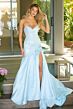 Ava Presley 26520 Sequin Bodice Strapless Trumpet Dress