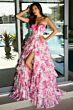 Ava Presley 42207 Tiered Skirt High Slit Dress