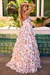 Ava Presley 42208 Strapless Floral High Slit Dress