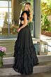 Ava Presley 42211 Ruffle Strap A-Line Cutout Dress