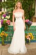 Ava Presley 42224 Ruffle Neck Empire Waist Dress