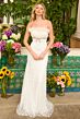 Ava Presley 42224 Ruffle Neck Empire Waist Dress