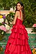 Ava Presley 42234 High Slit Sweetheart Neck A-Line Dress