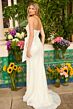 Ava Presley 42243 Front Bow Scoop Neck Sequined Dress