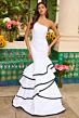 Ava Presley 42250 Sleeveless One-Shoulder Trumpet Dress