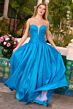 Ava Presley 42261 Drop Waist Ruched Bodice Dress