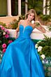 Ava Presley 42261 Drop Waist Ruched Bodice Dress