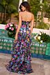 Ava Presley 42264 Floral High Slit Strapless Dress