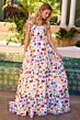 Ava Presley 42266 A-Line Floral Peasant Skirt Dress