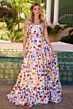 Ava Presley 42266 A-Line Floral Peasant Skirt Dress