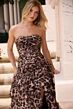 Ava Presley 42303 Ruffle Skirt Animal-Printed Dress