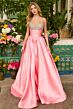 Ava Presley 42311 Spaghetti Strap Beaded Bust Dress