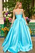 Ava Presley 42311 Spaghetti Strap Beaded Bust Dress