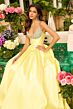 Ava Presley 42311 Spaghetti Strap Beaded Bust Dress