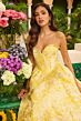 Ava Presley 42312 Ruffle Hem Basque Waist Dress