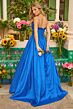 Ava Presley 42314 Basque Waist High Slit Dress