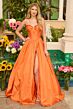 Ava Presley 42314 Basque Waist High Slit Dress