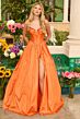 Ava Presley 42314 Basque Waist High Slit Dress