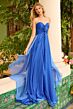Ava Presley 42317 Ruched Bodice A-Line Strapless Dress