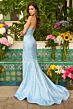 Ava Presley 42320 High Slit Strapless Mermaid Dress