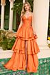 Ava Presley 42322 High Slit Tiered Skirt Dress