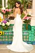 Ava Presley 42353 Ruffle Slit Ruched Derriere Dress