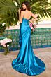 Ava Presley 42353 Ruffle Slit Ruched Derriere Dress