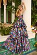 Ava Presley 42360 Floral Sweetheart Neck Bubble Skirt Dress