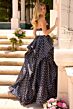 Ava Presley 42362 Pleated Waist Ruffle Skirt Dress