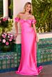 Ava Presley 47178 Off The Shoulder Cutout Back Dress