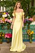 Ava Presley 47178 Off The Shoulder Cutout Back Dress