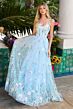 Ava Presley 47189 A-Line Floral Embroidered Dress