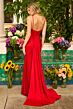 Ava Presley 47203 Spaghetti Strap Midriff Cutout Dress
