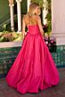 Ava Presley 47204 Bubble Hem Strapless Scoop Neck Dress