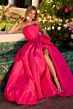 Ava Presley 47204 Bubble Hem Strapless Scoop Neck Dress