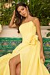 Ava Presley 47204 Bubble Hem Strapless Scoop Neck Dress
