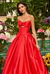 Ava Presley 47223 Pleated Skirt Peak-A-Boo Cutout Dress