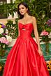 Ava Presley 47223 Pleated Skirt Peak-A-Boo Cutout Dress