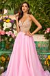 Ava Presley 47243 Cross Back Sweetheart Neck Dress