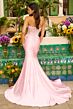 Ava Presley 47263 High Slit Bow-Accented Neck Dress