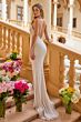 Ava Presley 47268 Side Cutout High Slit Halter Dress