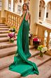 Ava Presley 47272 Asymmetric Neck High Slit Dress