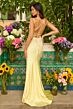 Ava Presley 47276 Strappy Sweetheart Neck High Slit Dress