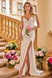 Ava Presley 47276 Strappy Sweetheart Neck High Slit Dress